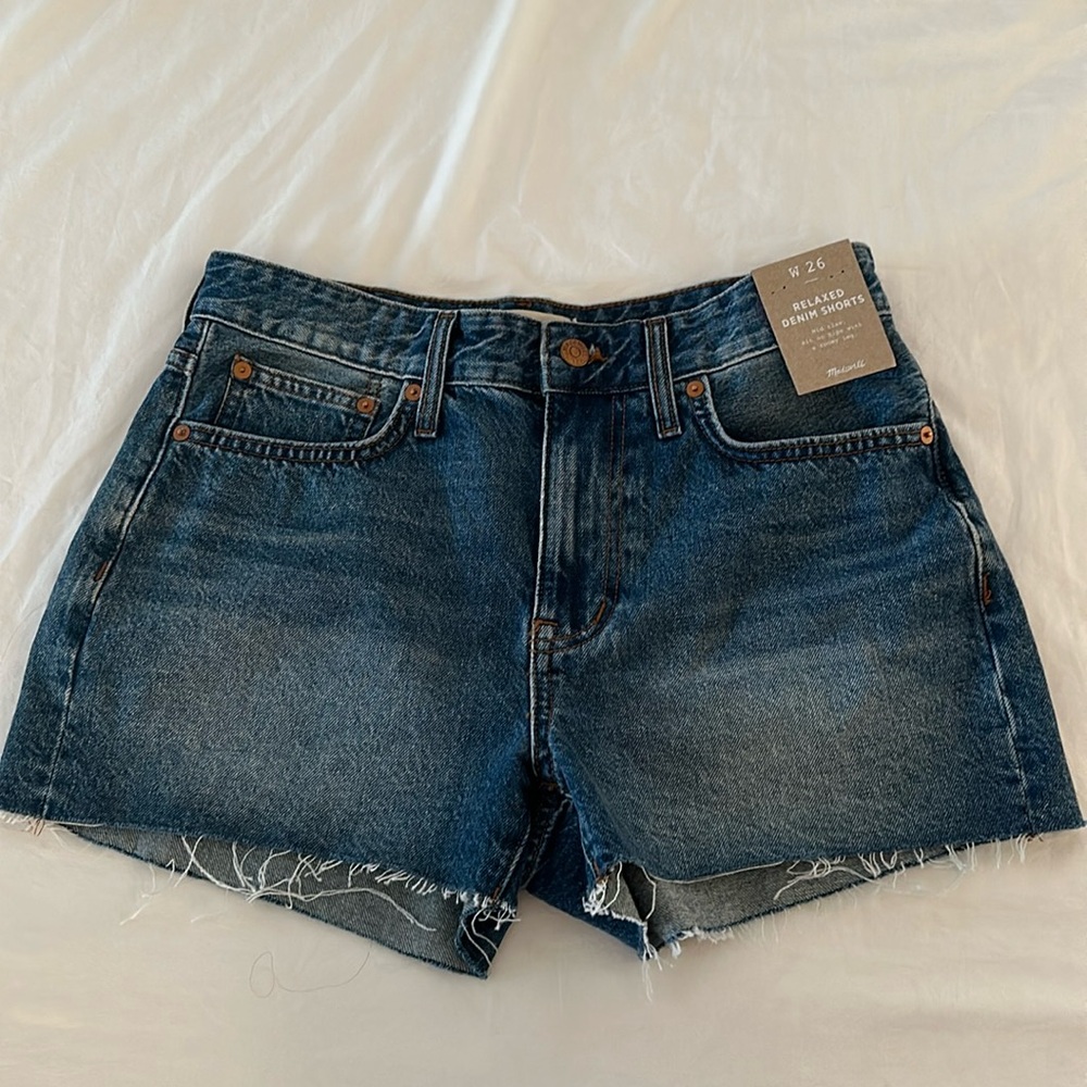 NWT - Madewell Relaxed Denim Shorts
